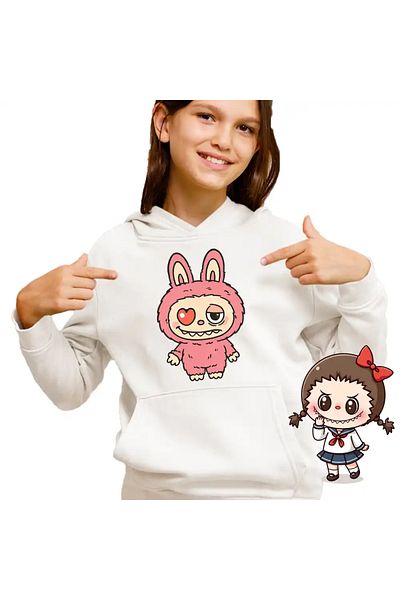 OEM Labubu Heartbreak Kids Girls Sweatshirt