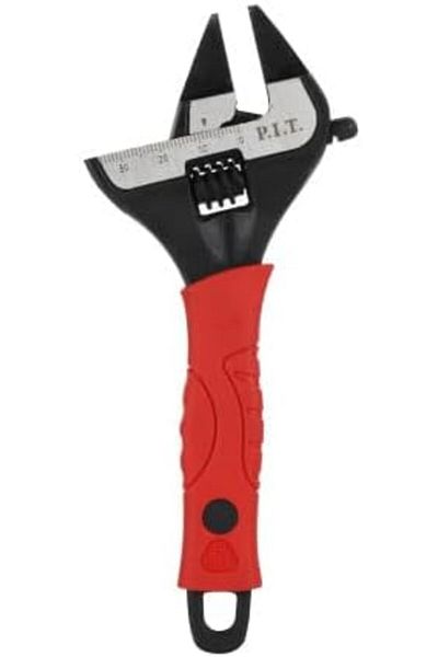 PİT Adjustable Wrench (6") Rubber Handle - Maximum Opening Size 35mm PROF/HADW03-0150