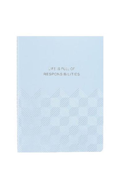 Roco Notebook – "Life is Full of Responsibility", B5, 62 Sheets
