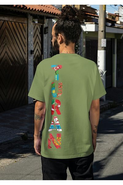 TURAN TACTICS Comfortable Fit Cotton T-Shirt with Turkish & Turan Design