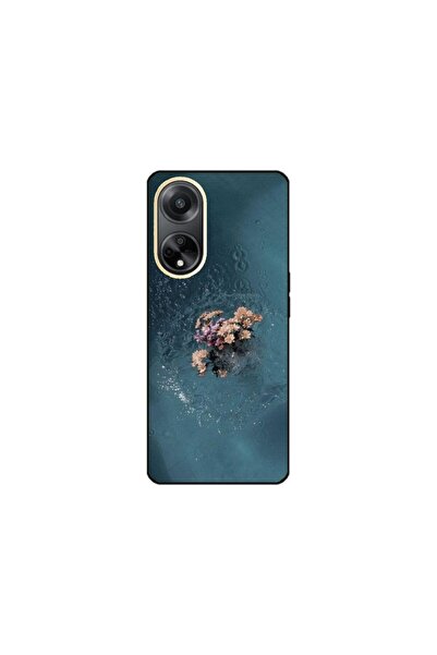 Atlas Husa personalizata si Folie de Silicon pentru OPPO A17, Flowers #15, S1...
