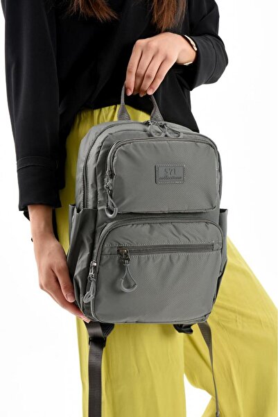 Baginn Unisex Backpack Parachute Fabric Lightweight Multi-Pocket Rain Repellent Fabric 34*24 cm 571 Collection