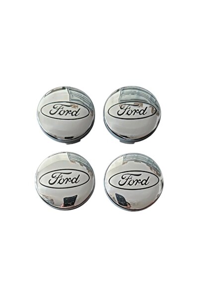 Ford Set 4 capace roti, Ford, 54mm, compatibile cu jantele din aliaj Chrome N...