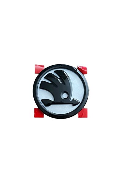 MAF Emblemă Skoda autocolantă 90 mm, negru-alb