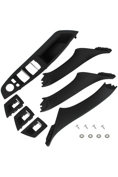 M MODECAR Set mânere interioare uși față, MODECAR, pentru BMW 5 F10/F11 2009/2017, negru