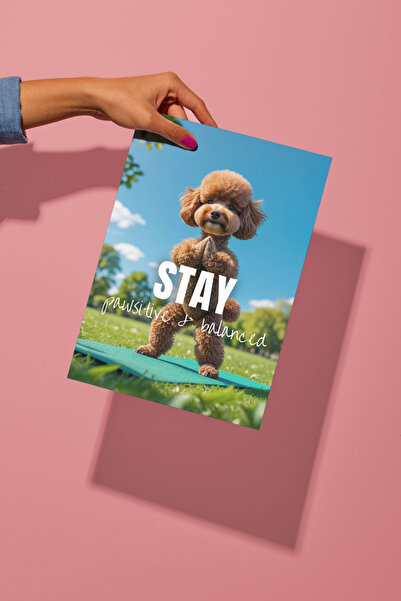 Funzee Toy Poodle Poster Series - Fun & Humorous Home Decor - No Frame