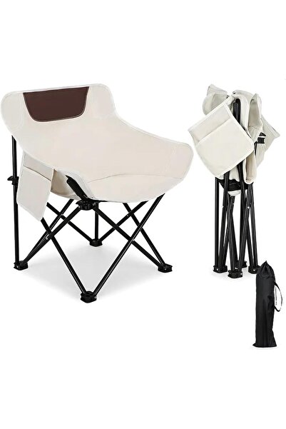 genric FFD Premium Folding Camping Chair – Heavy Duty, Extra Wide Seat with P...