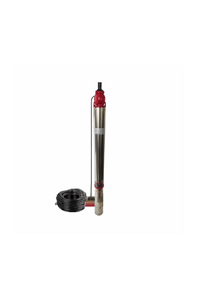 TENGTIAN Submersible Pump QJD2‑1800W, 1800W, Aluminum Coil, 45l/min, Discharge 150m