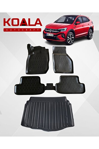 KoalaOtoTekstil Volkswagen Taigo (2022-SONRASI) Ile Uyumlu-Araca Özel Paspas ...