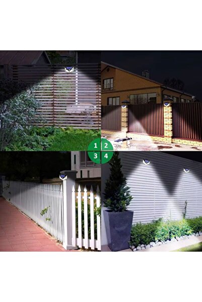 OEM Lampă solară LED exterior cu senzor de mișcare, 3 moduri iluminare, rezistentă la apă
