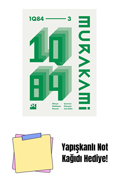 Doğan Egmont 1q84 - 3. Kitap + Yapışkanlı Not Kağıdı