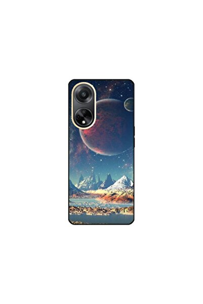 Atlas Husa personalizata si Folie de Silicon pentru OPPO A98, Alien Planet, S...