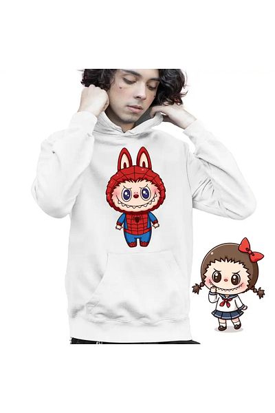 OEM Labubu Spiderman Kids Boys Sweatshirt