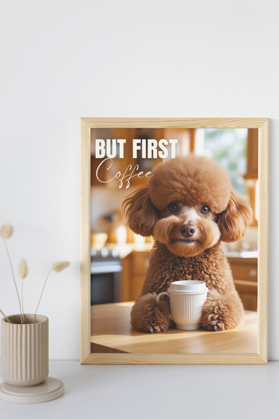 Funzee Toy Poodle Poster Series - Fun & Humorous Home Decor - No Frame
