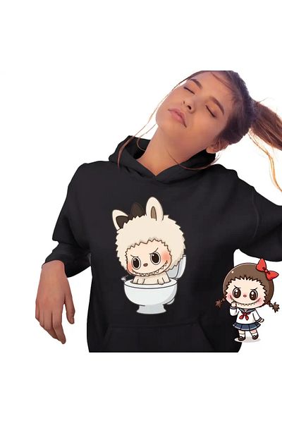 OEM Women's Sweatshirt Labubu Skibidi Toilet