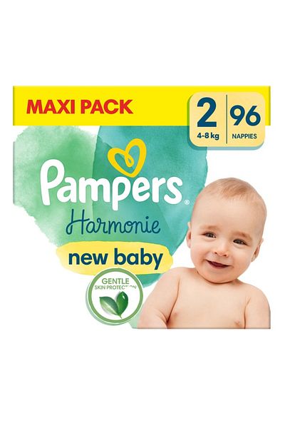 Pampers Diapers Harmonie Maxi Box Size 2, 4-8 kg, 96 pcs