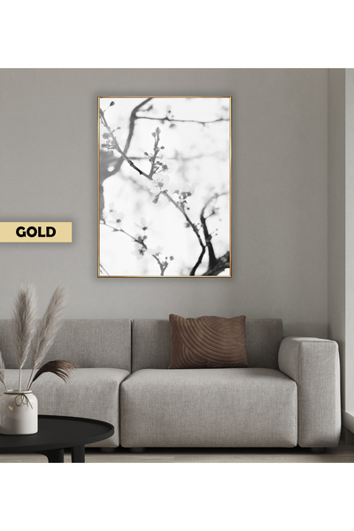 Harikabirev HARİKABİREV | MODEL DE ARBOR CU RAMURI DE FLORI ALB-NEGRU 01 | TA...