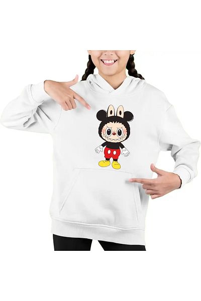 OEM Labubu Mickey Mouse Kids Girls Sweatshirt