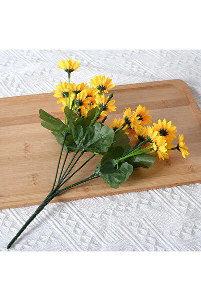 MD Aspiz Flowers 2 Demet Yapay Lüx Papatya ( Saksısız ) ayçiçeği ayçiçek Buketi vazo agaç