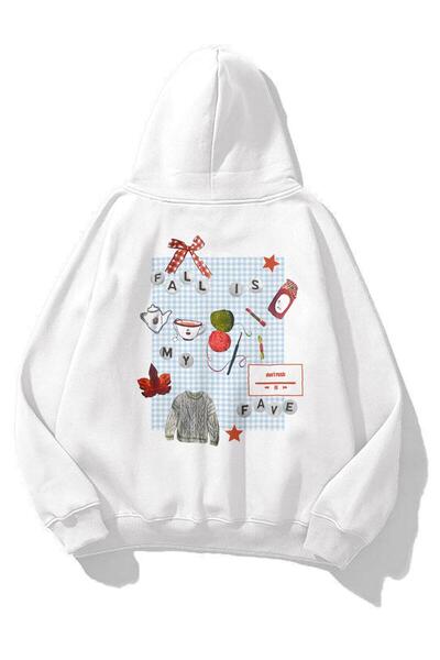 Tarzsokak Γυναικείο φθινόπωρο είναι το αγαπημένο μου φούτερ λευκό