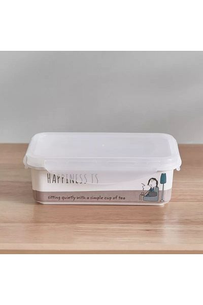 Home Box Happiness Is Lunch Box - 17x12 cm