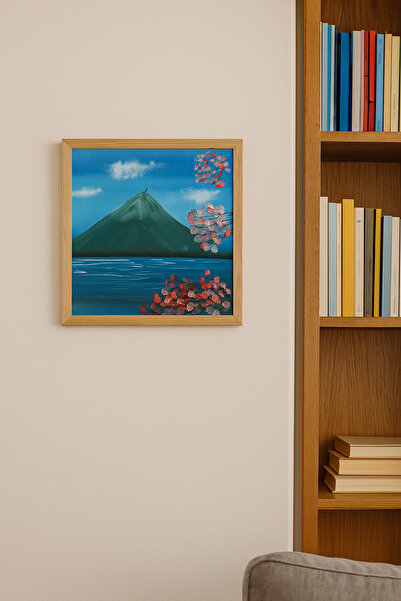 Sarisa Pictură acrilică pe pânză de bumbac 10X10 cm (pătrat)