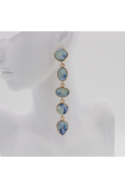 Retrovy Store Sea Jewel Salad Earrings
