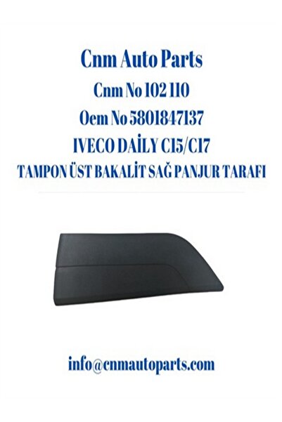 Iveco Daily Tamponüst Bakalit Sağ Panjur Tarafı 5801847137