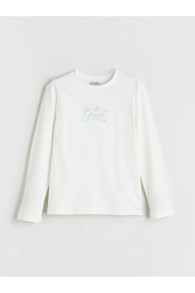 LC Waikiki LCW Crew Neck εμπριμέ μπλουζάκι για κορίτσια 2 τμχ (W5)