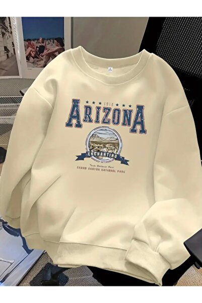 FUFLUNS ARIZONA PRINTED OVERSIZE UNISEX ΓΥΝΑΙΚΕΙΟ/ΑΝΔΡΙΚΟ ΦΟύτερ με λαιμόκοψη