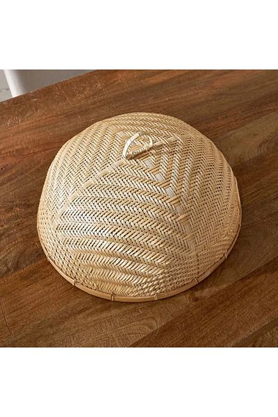 Home Box Belmonte Natural Bamboo Food Cover - 45x19 cm