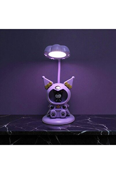 Kuzey Tacı Kuromi Karakterli LED Işıklı Gece Lambası - Sevimli Kedi Tasarımlı...