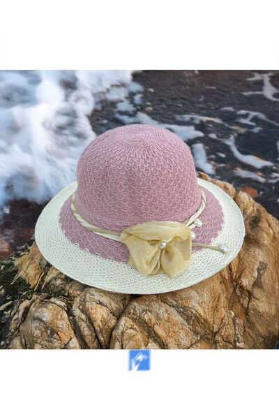 Kardelen Butik Denizli Pălărie de plajă mercerizată cu boruri înguste pentru ...