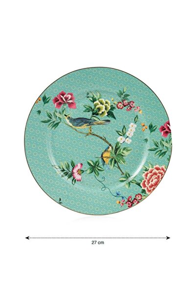 LC Waikiki LCW Çiçek Baskılı Porselen Servis Tabağı 27 Cm (W5)