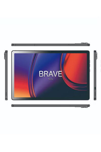 Brave T3 Pro 128GB 4GB+4GB RAM 10.1-Inch LTE Tablet Cyan - Middle East Version