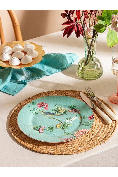 LC Waikiki Lcw Flower Printed Porcelain Serving Plate 27 cm (W5)