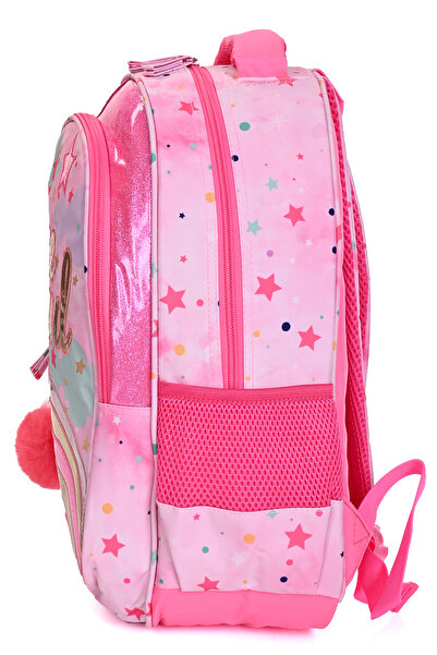 MUGGLE Mu-9060 Kız Çocuk Okul Çantası – Gökkuşaklı, Free Soul Tasarım, Çok Bölmeli