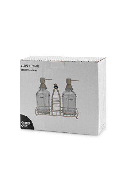 LC Waikiki LCW 3 Parça Metal Banyo Seti (W5)