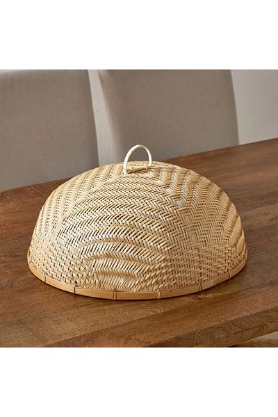 Home Box Belmonte Natural Bamboo Food Cover - 45x19 cm