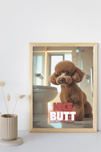 Funzee Toy Poodle Poster Series - Fun & Humorous Home Decor - No Frame