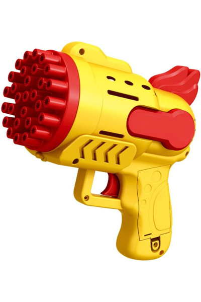 TuffY'S Pilli Sarı Köpük Tabancası Baloncuk Makinesi XL Boy Şık Tasarım 29 De...