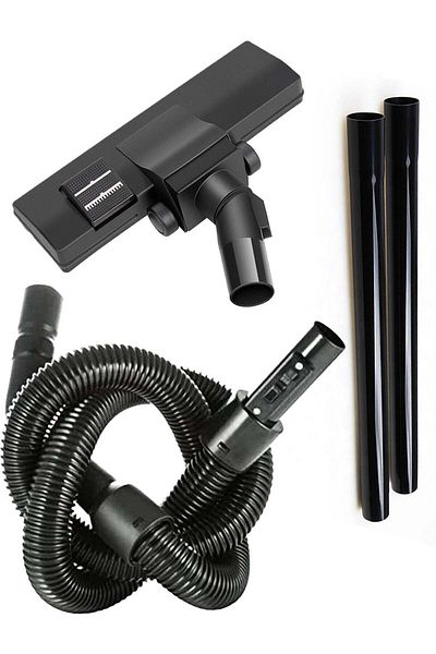 Generic Vacuum Cleaner Spare Parts Set of 4 Pieces - Brush, Hose, and Tube Compatible with Most Brands