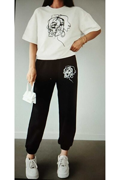 özcstore Women / Girl T-Shirt Eshoman Striped Women Printed