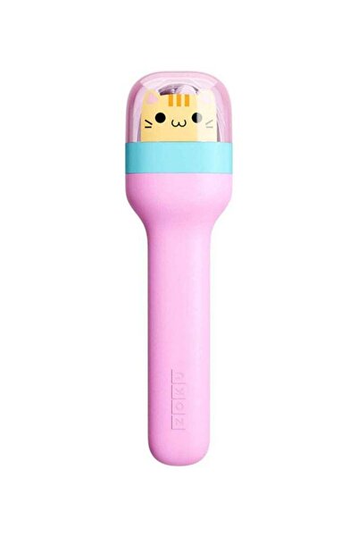 Generic 4-Piece Kitty Pocket Utensil Set Pink 4.6x2.8x17cm