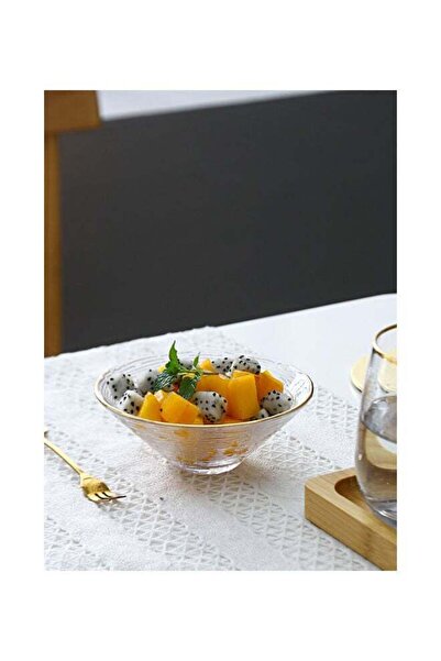 Generic Phnom Penh Fruit Glass Bowl Clear 16x5cm
