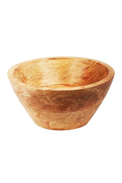 Generic NaturEdge 6 Inches Natural Acacia Wood Mixing Bowl Serving Bowl | 15X...