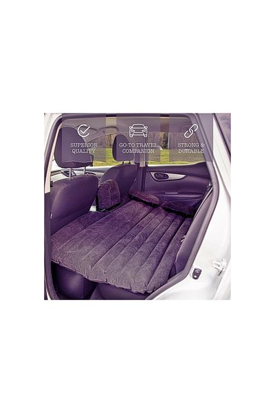 Lumi LUXURY Inflatable car back seat mattress 138 x 85cm with electric pump