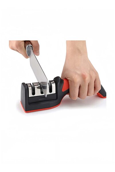 Generic 3 in 1 Knife Sharpener with 3 Stages, Handheld Knife Sharpener Helps ...