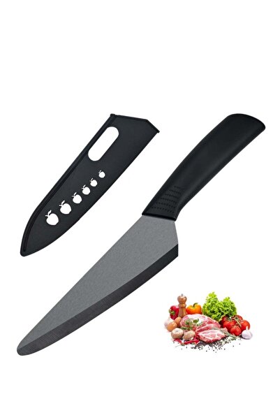 Generic Ceramic Knife 6 inch Chef Knife Black Blade Small Paring Knife Fruit ...