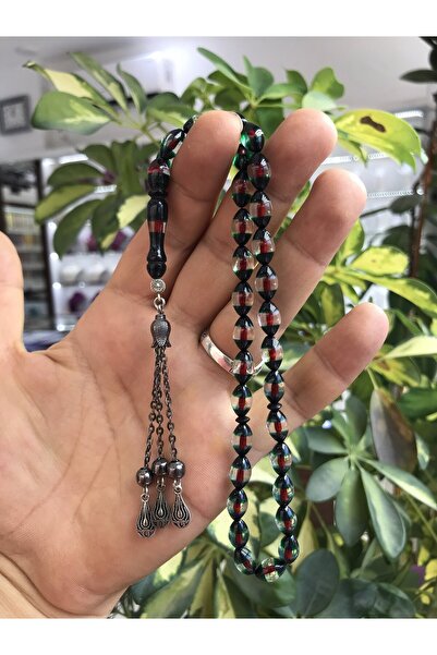 Sultan Telkari Sürmeli Model Toz Kehribar Tesbih ST20250010